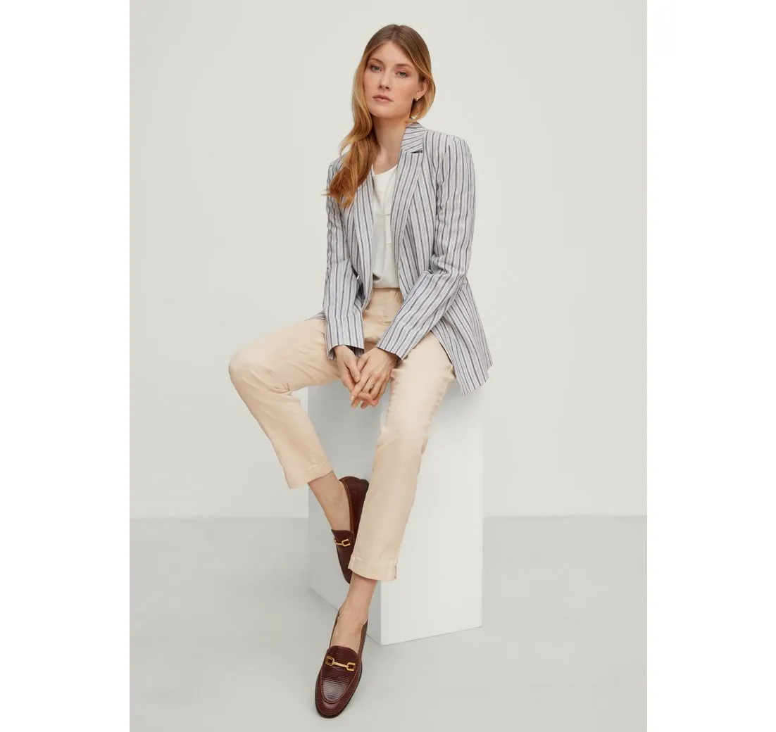 COMMA Blusenblazer Blazer aus Leinenmix