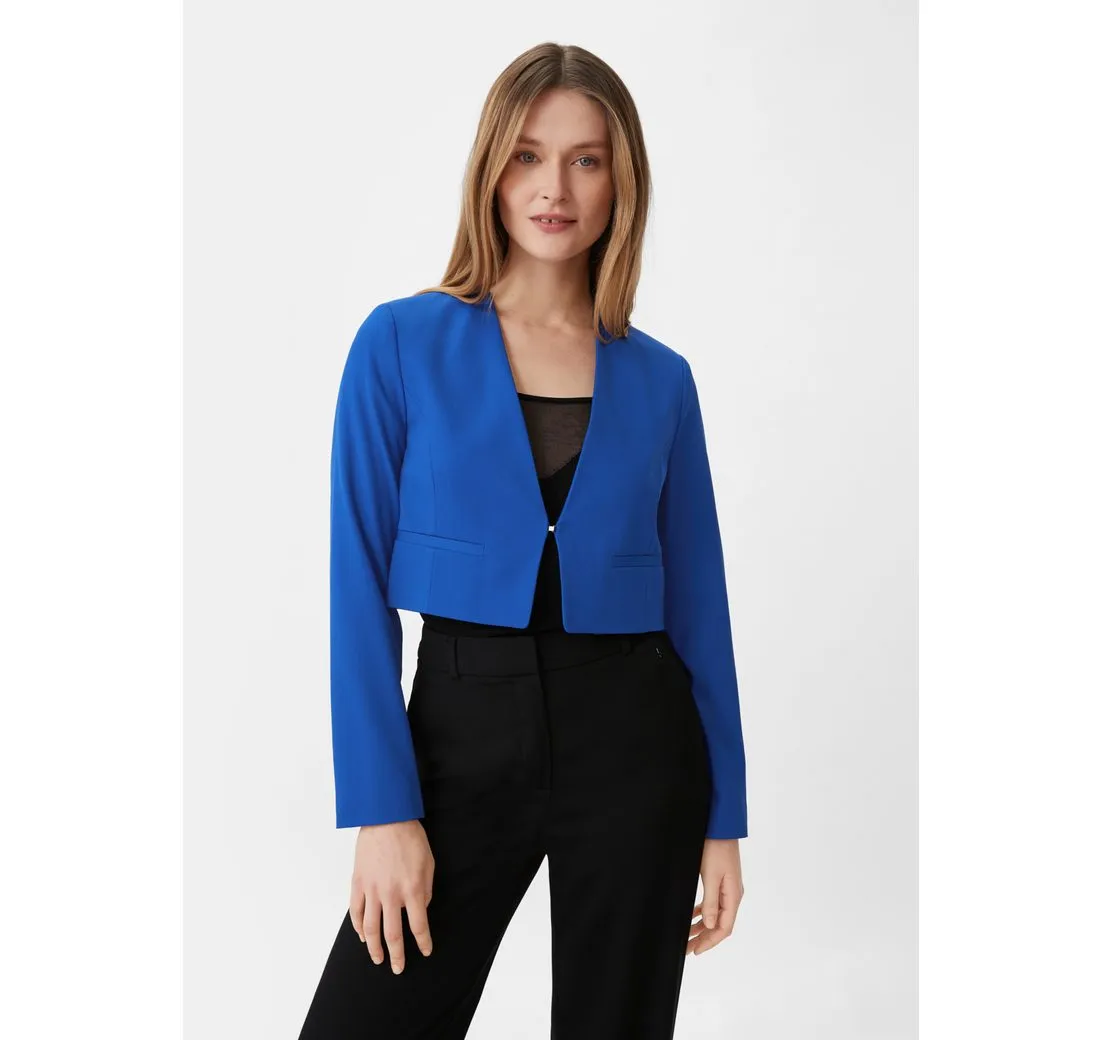 COMMA Blusenblazer Blazer im Cropped fit