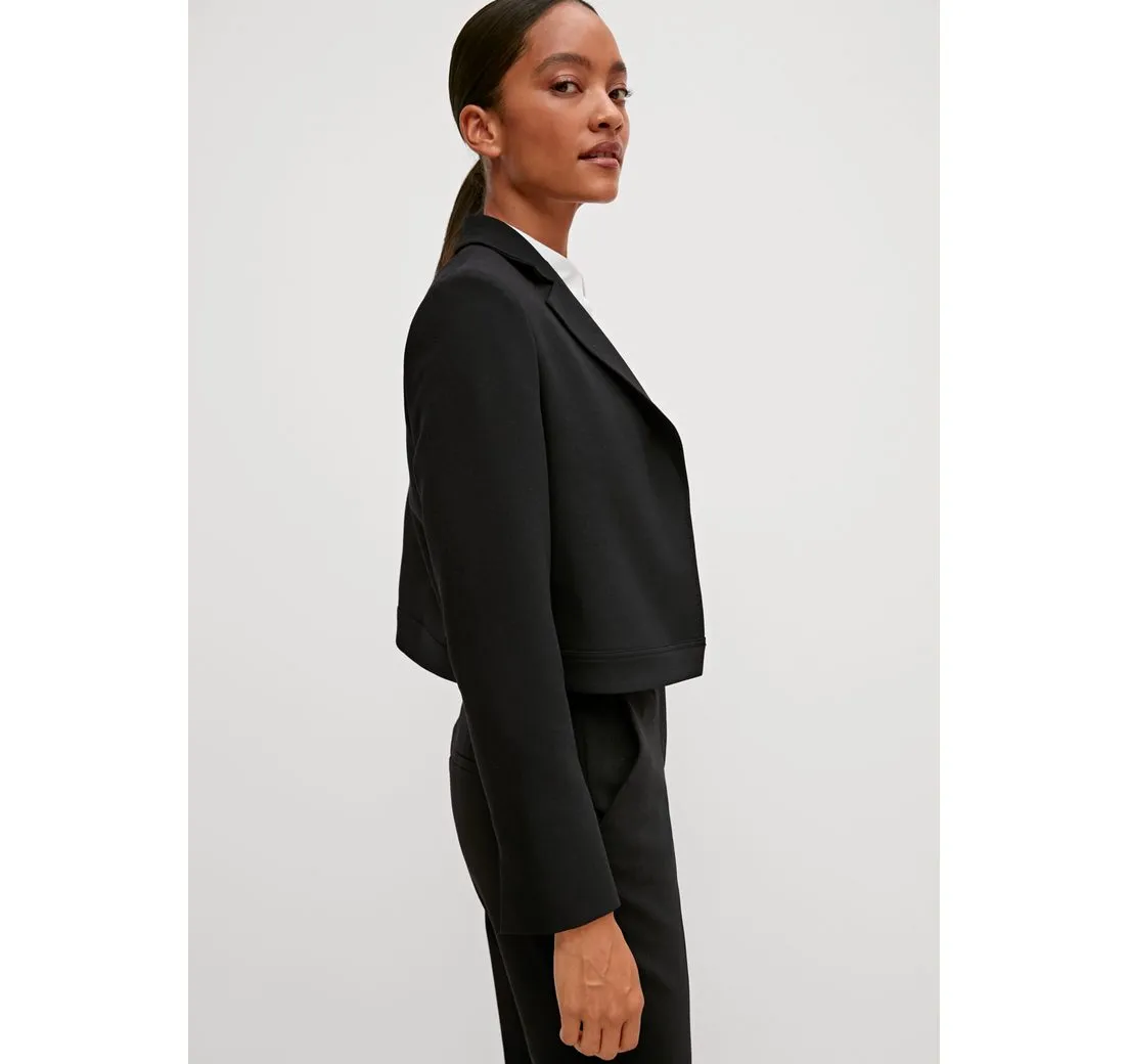 COMMA Blusenblazer Blazer mit Fischgrat-Muster