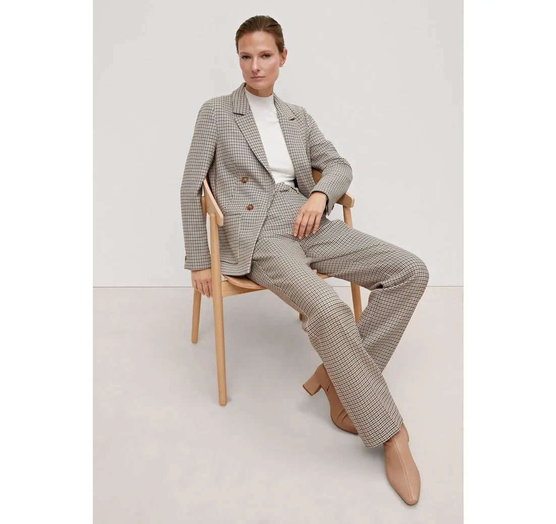 COMMA Blusenblazer Blazer mit Glencheck-Muster