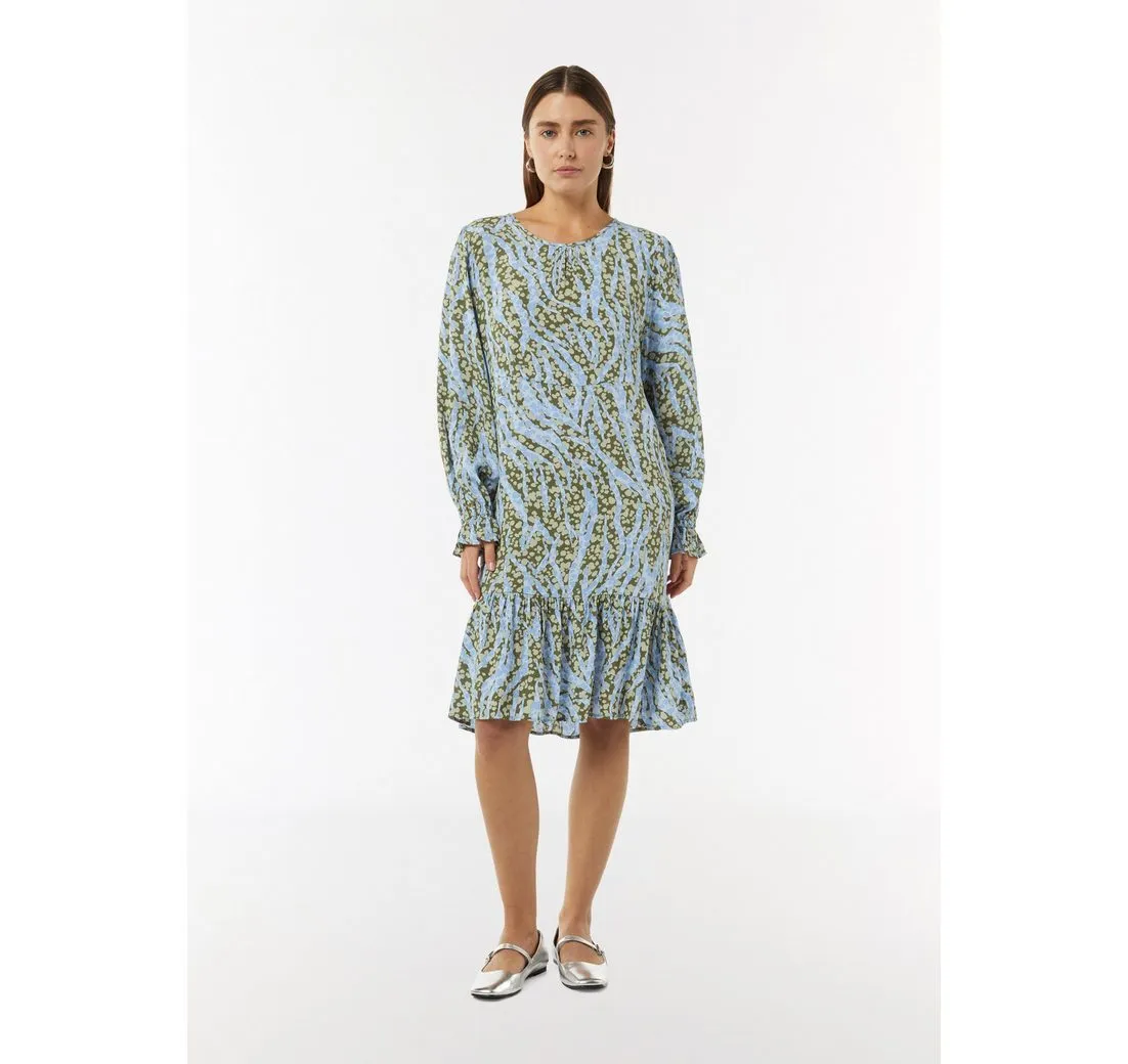 COMMA CASUAL IDENTITY Minikleid Kurzes Kleid mit Volant-Details Volants