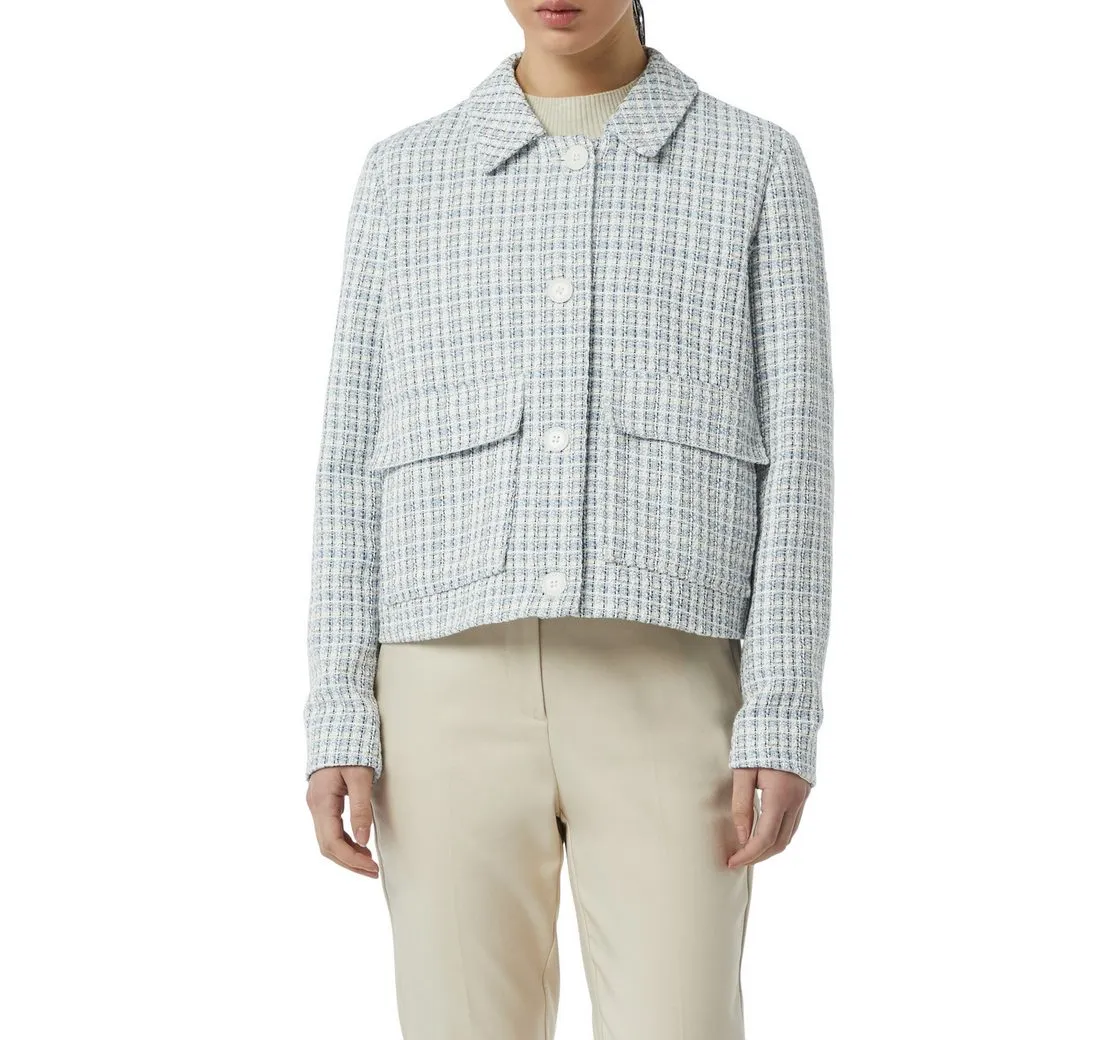 COMMA Kurzjacke aus Tweed, in verkürzter Form