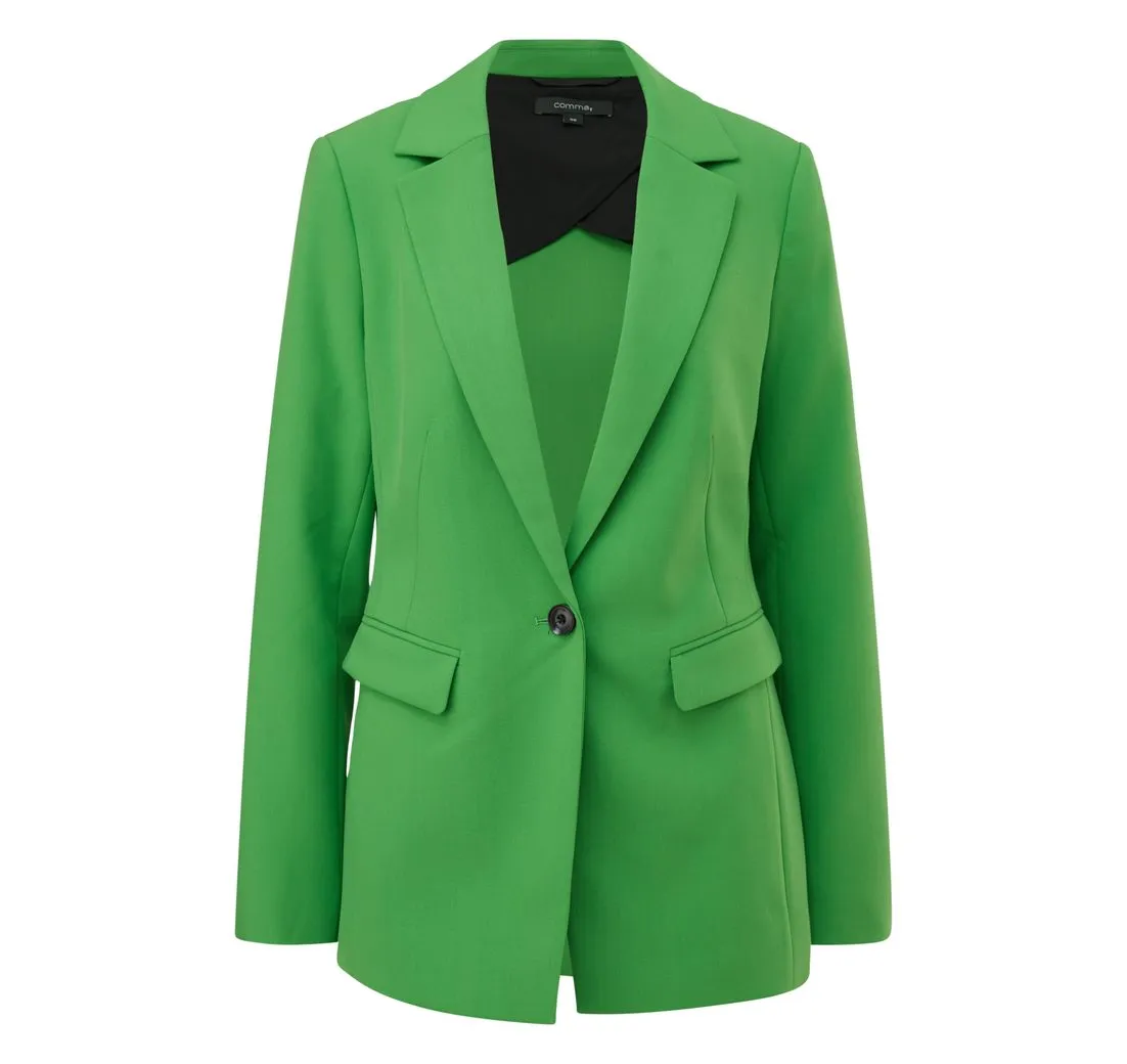 COMMA Longblazer mit tiefem V-Ausschnitt