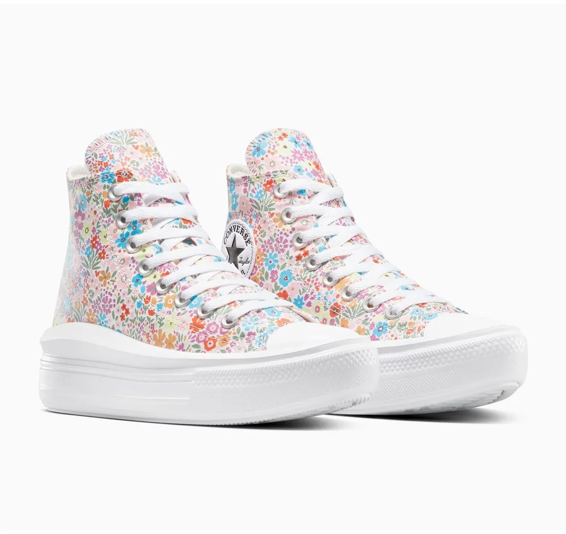 CONVERSE CHUCK TAYLOR ALL STAR MOVE PLATFORM MINI FLOWERS Sneaker