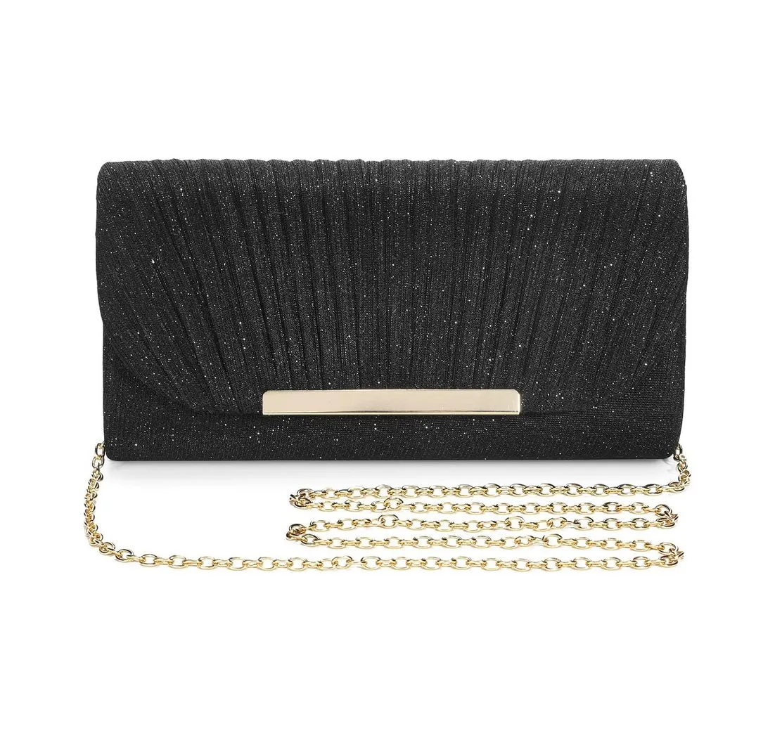 Coonoor Abendtasche Damen abendtasche,Glänzende Damen Clutch Bag, Elegante Kettentasche