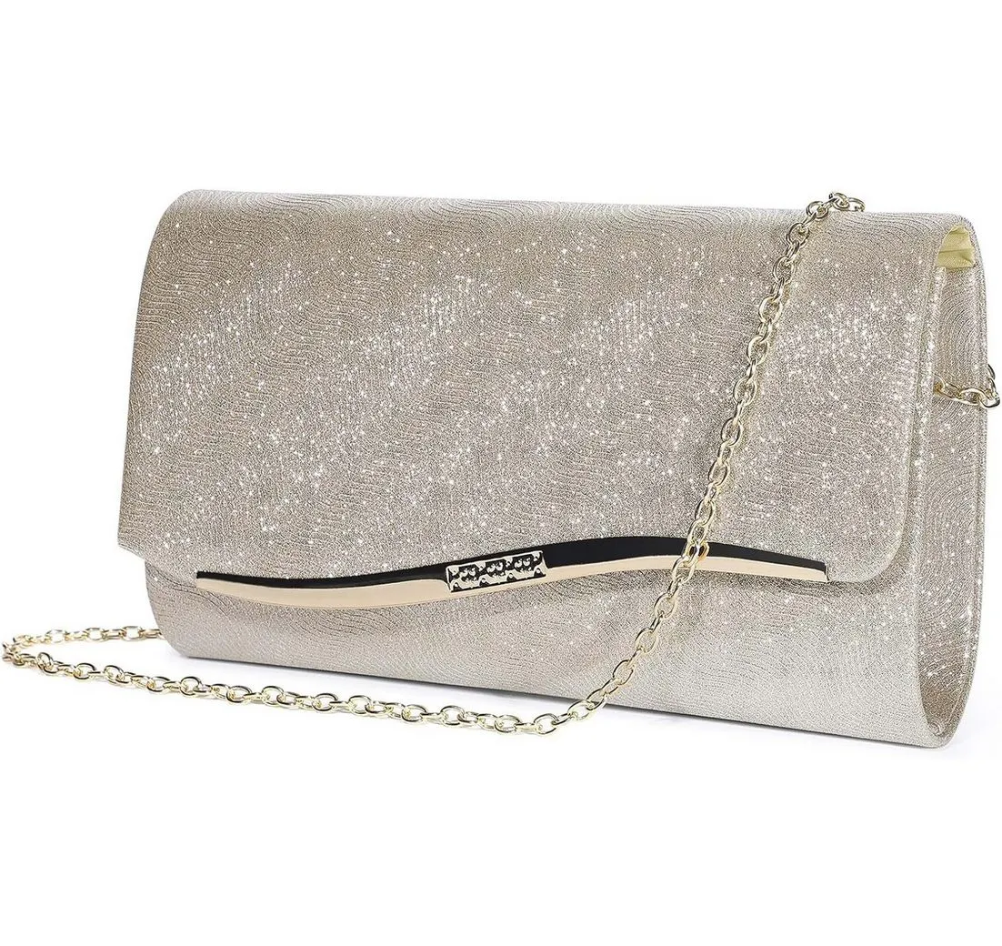 Coonoor Abendtasche kleine Crossbody Schultertaschen,Mit Kette