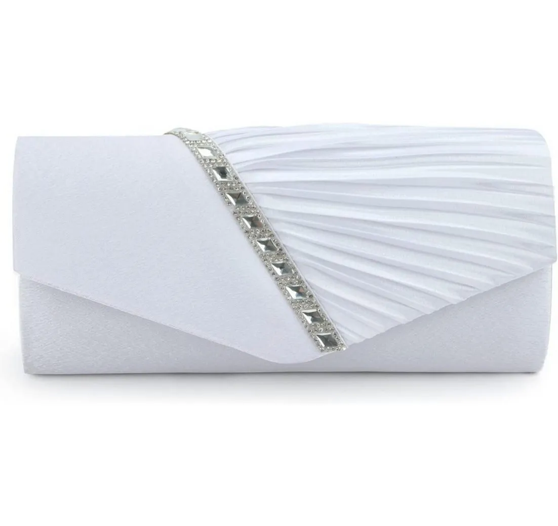 Coonoor Abendtasche mit Kristall Abend Clutch Handtasche für Damen Schultertasche
