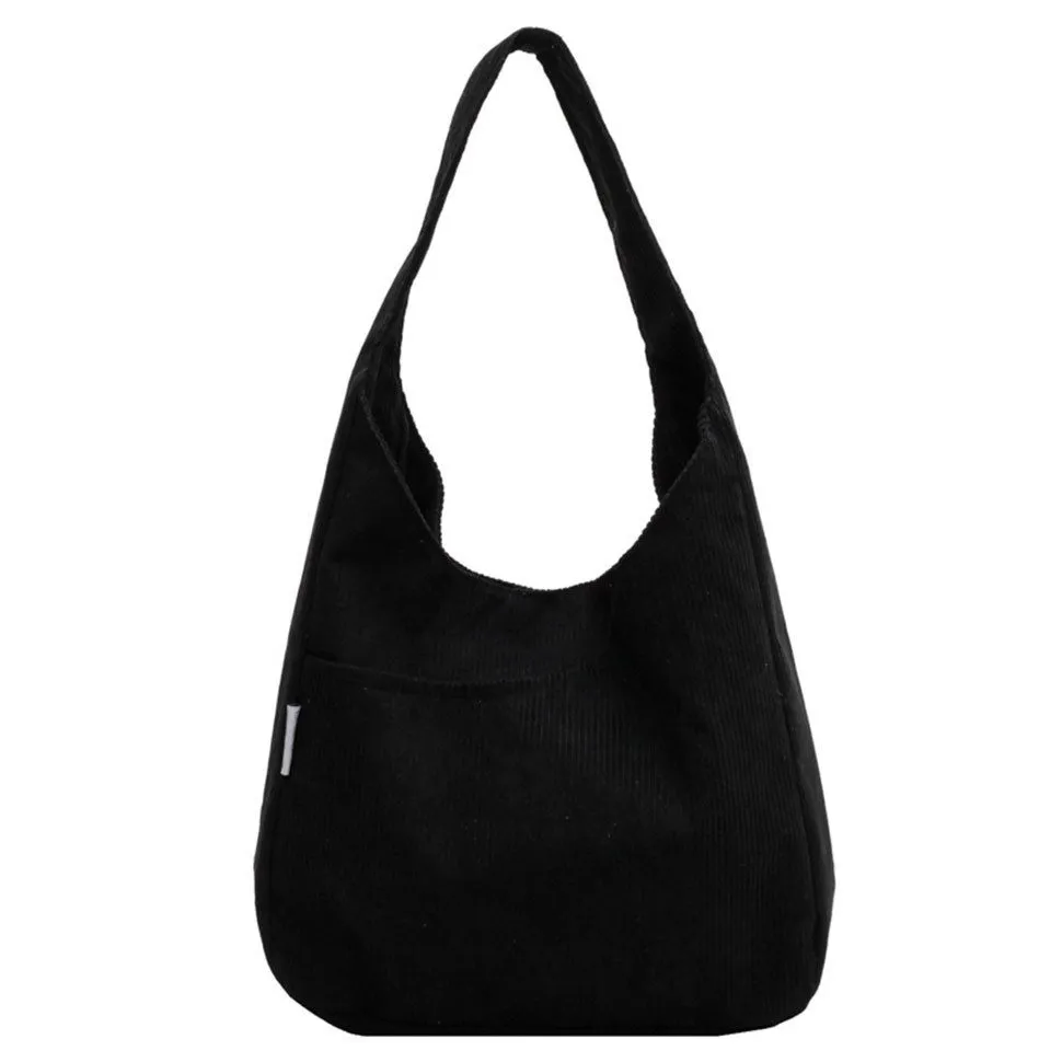 Coonoor Schultertasche Damen Cord Stilvolle und praktische große Kapazität Freizeit Tasche, Praktisches Design