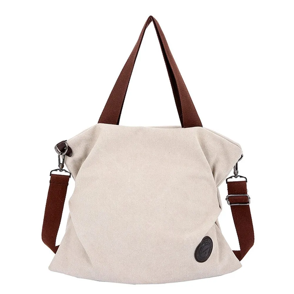 Coonoor Schultertasche Handtasche Damen,Canvas Umhängetasche,Hobo Crossover Bag