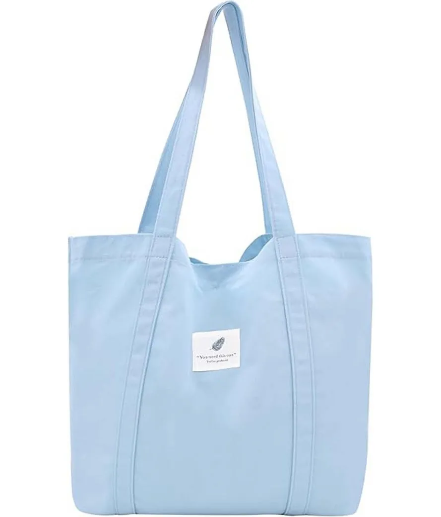 Coonoor Schultertasche Tote Tasche Einfarbige Umhängetasche Leicht