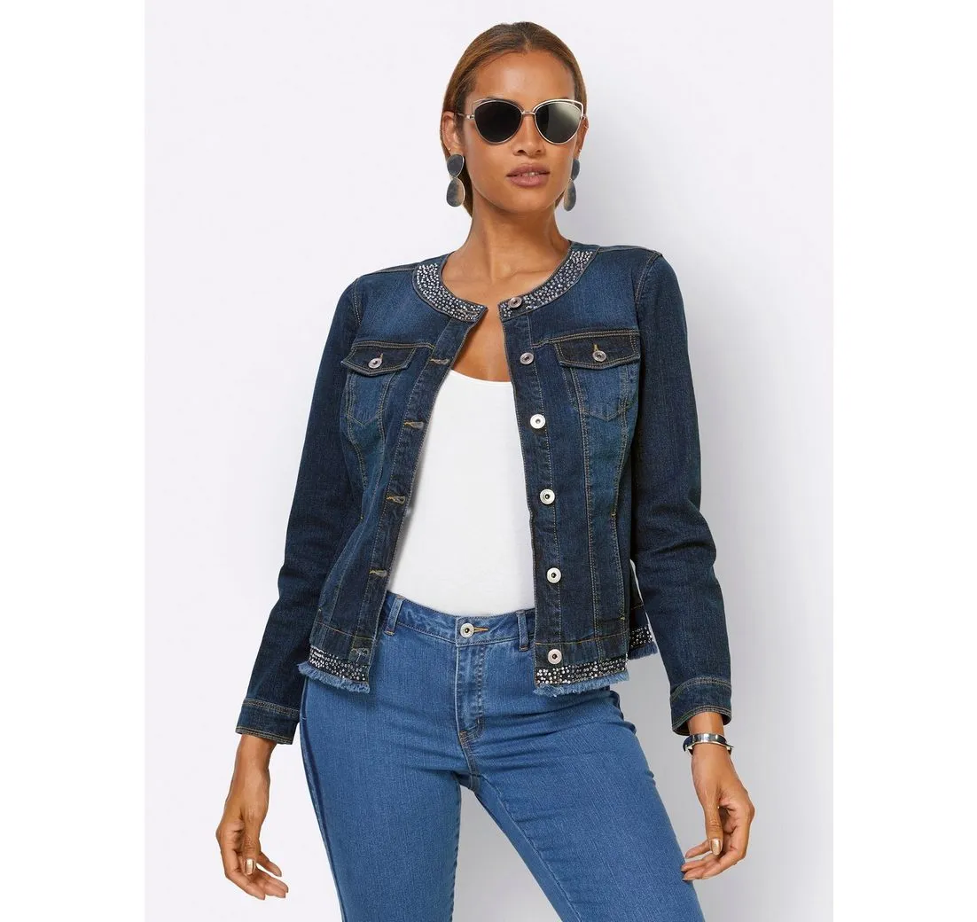 CREATION L Blusenblazer Jeans-Blazer