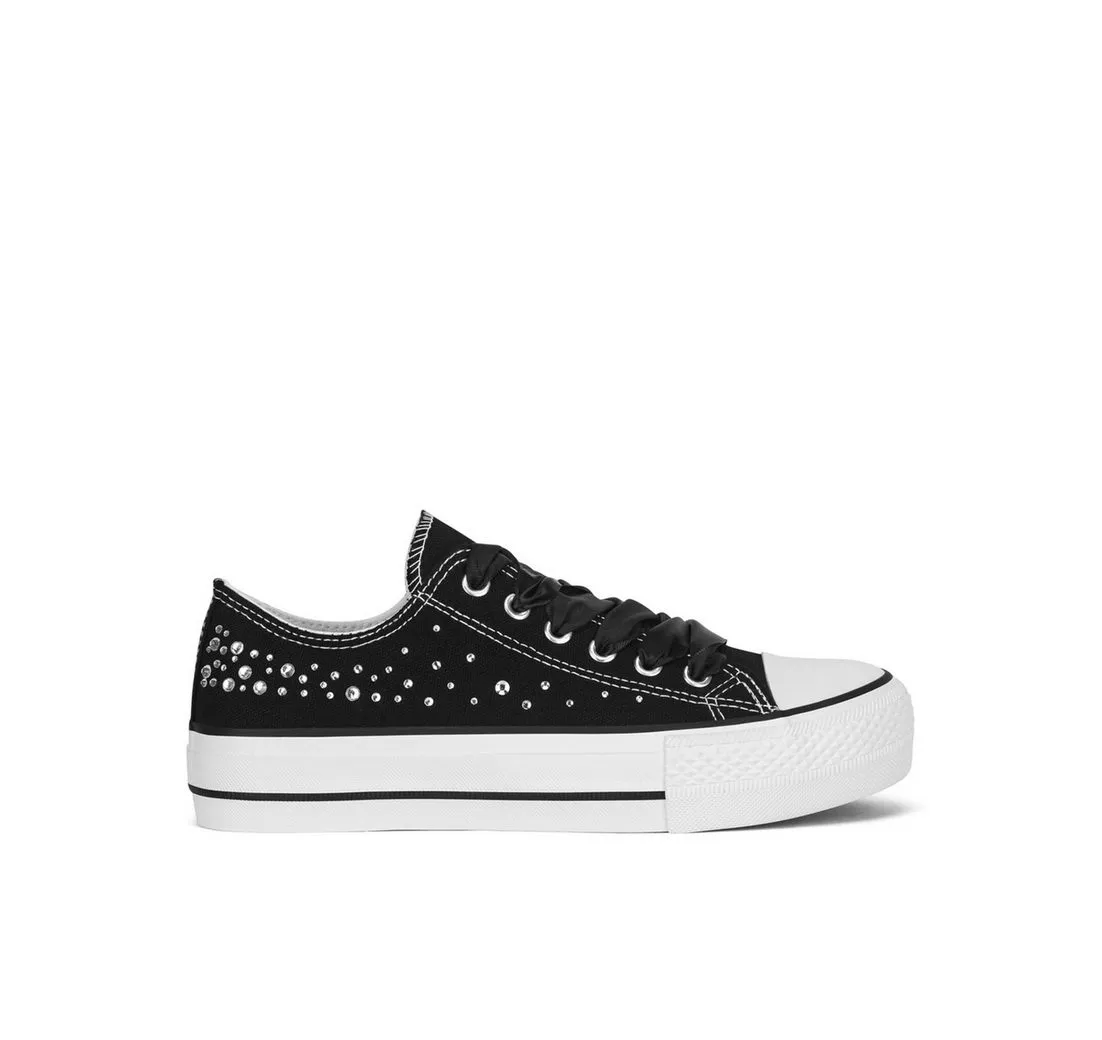 DEEZEE DeeZee Sneakers aus Stoff Damen WFA2791-1 Schwarz Sneaker
