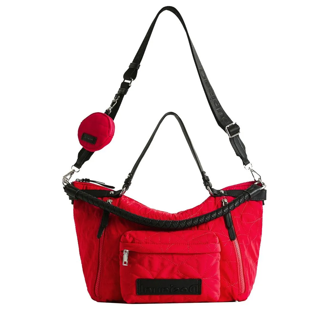 Desigual Handtasche Bols Prisma Libia - Handtasche 29 cm (fuchsia)