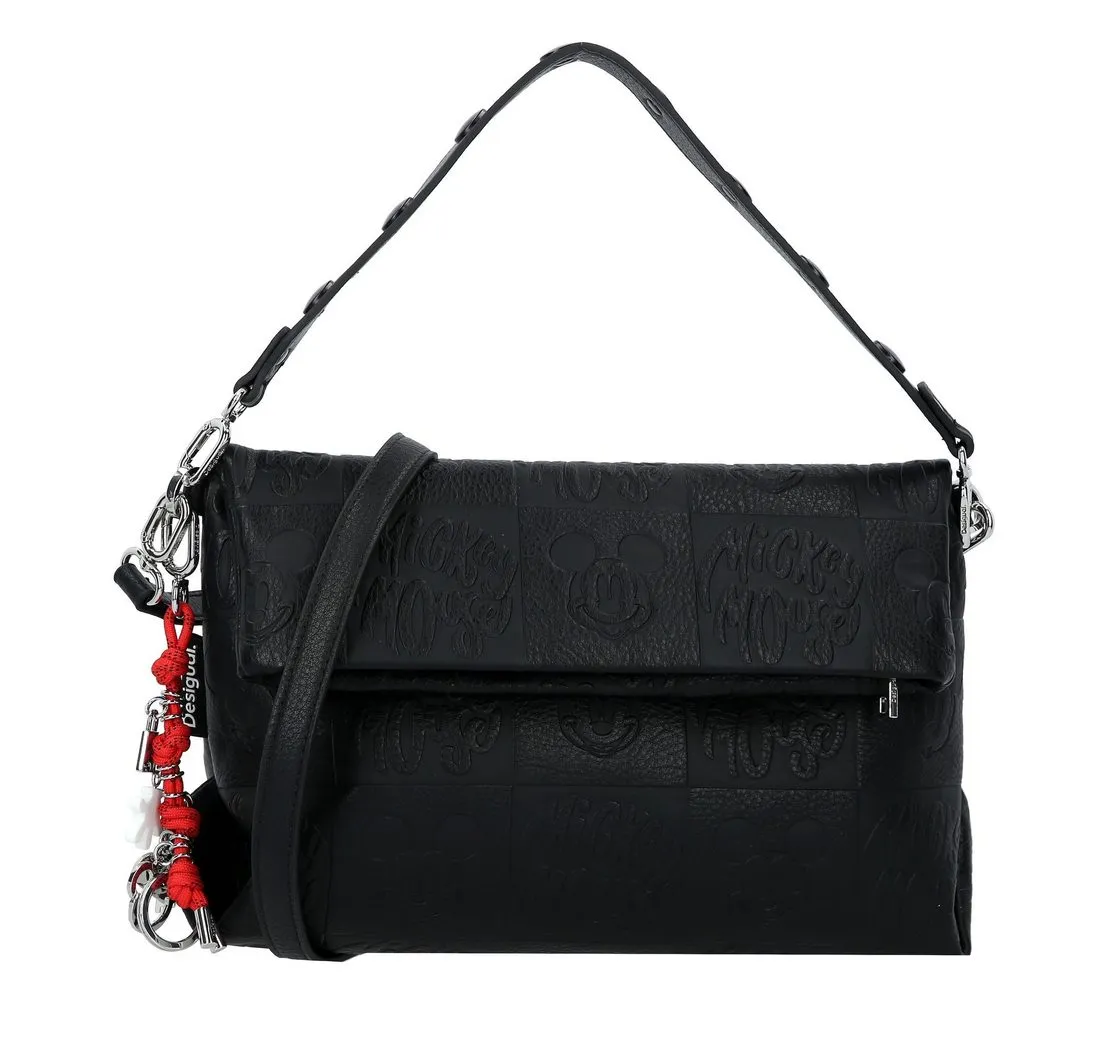 Desigual Schultertasche All Mickey, Polyurethan