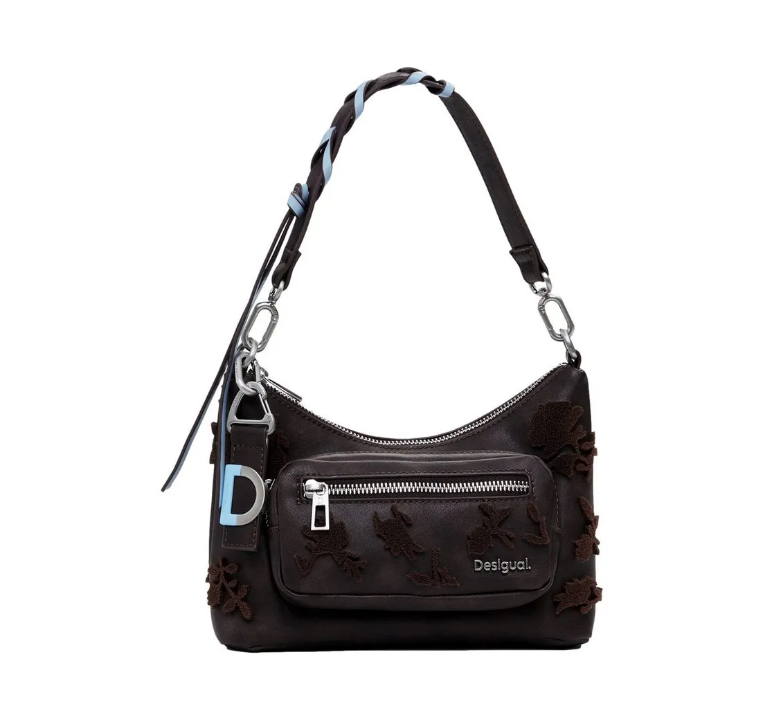 Desigual Schultertasche Tasche STENCIL FLOWER MEDELLIN MINI Umhängetasche (1-tlg)