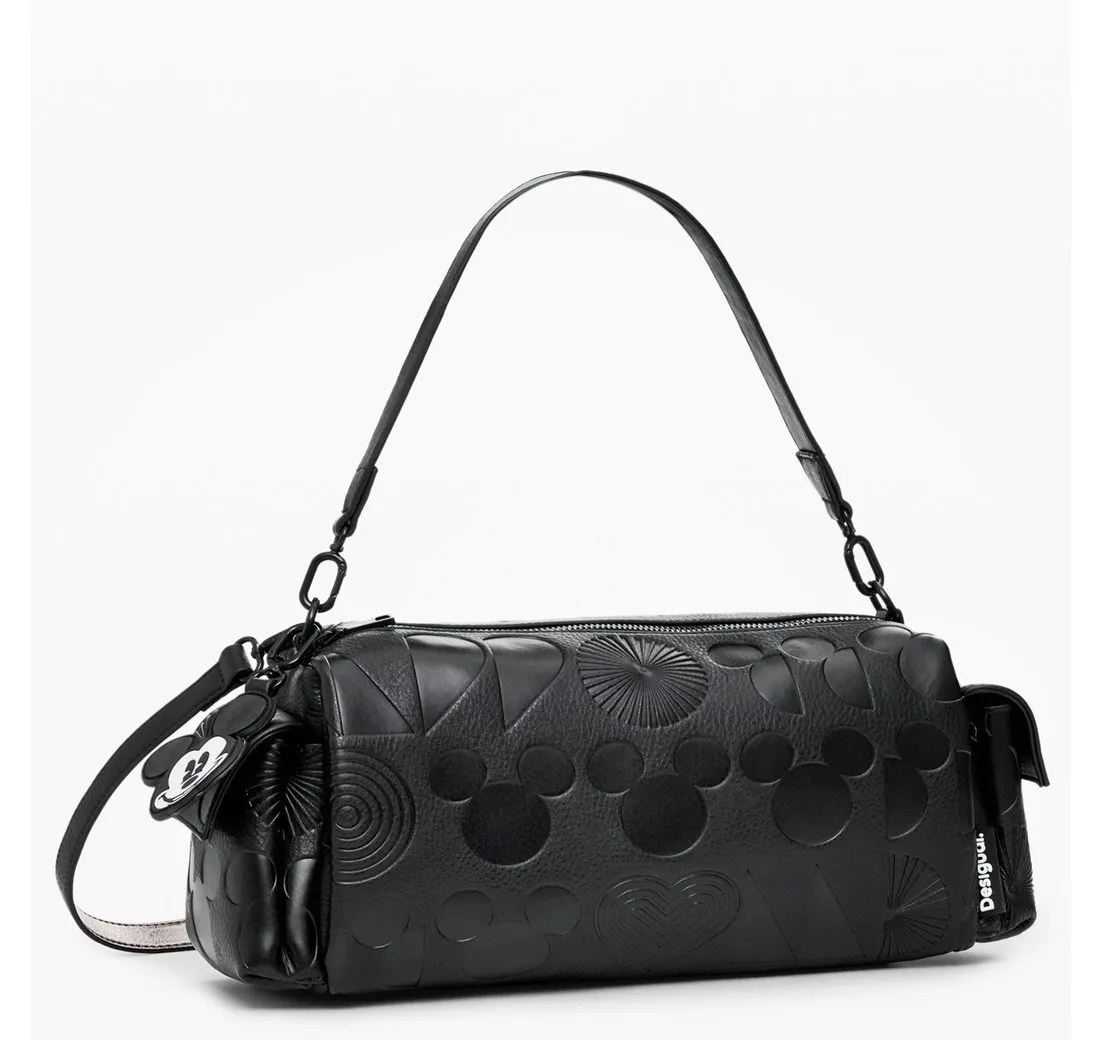 Desigual Umhängetasche Desigual Schultertasche Mickey Habana Long Black (1, 1-tlg., 1)