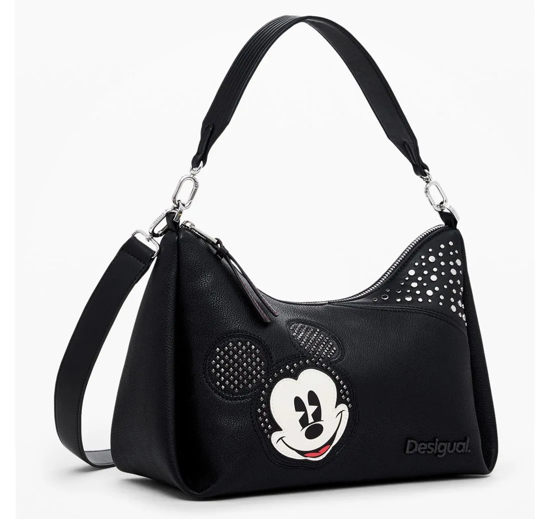 Desigual Umhängetasche Desigual Schultertasche Mickey Studstyle Mayari Black (1, 1-tlg., 1)