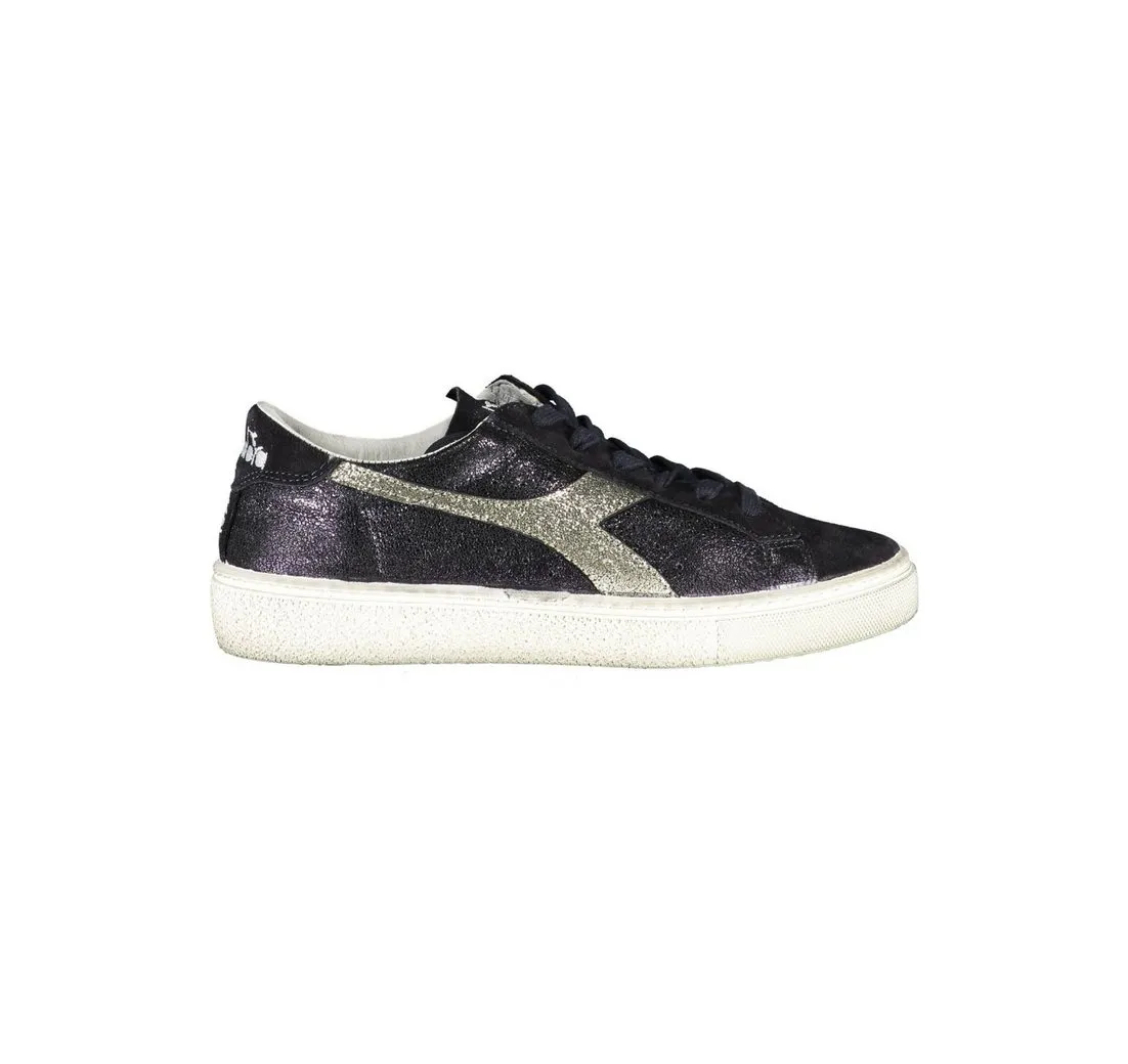 DIADORA Sneaker Damen-Sportschuh Schwarz mit Kontrastdetails und