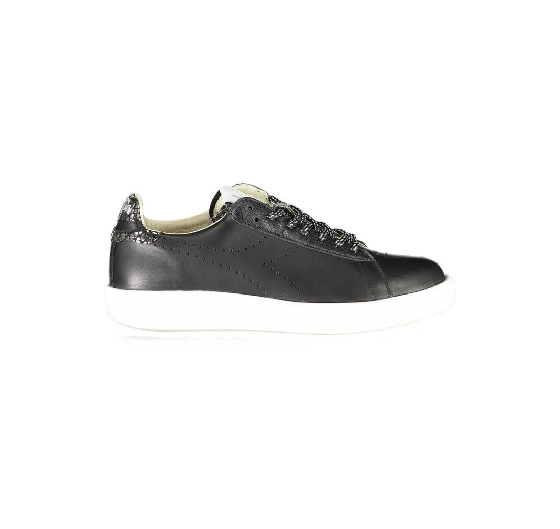 DIADORA Sneaker Damen-Sportschuh Schwarz mit Kontrastdetails und