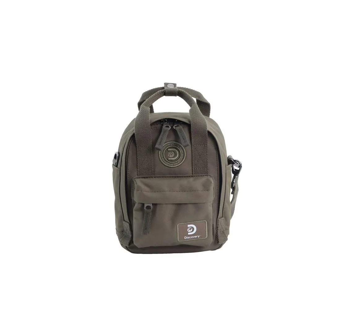 Discovery Schultertasche Cave, aus recyceltem PET-Polyestermaterial