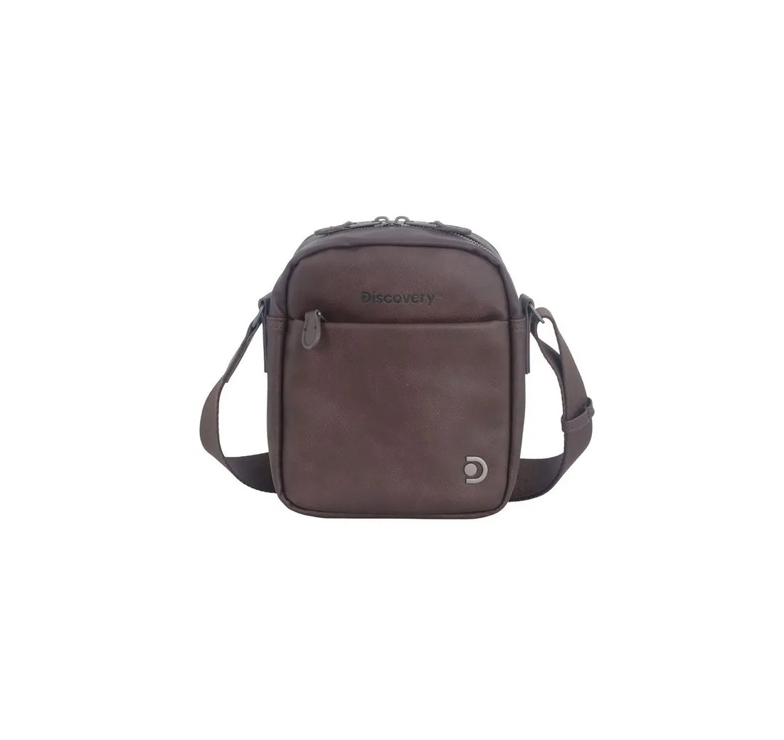 Discovery Schultertasche Heritage, mit Metall-D-Logo