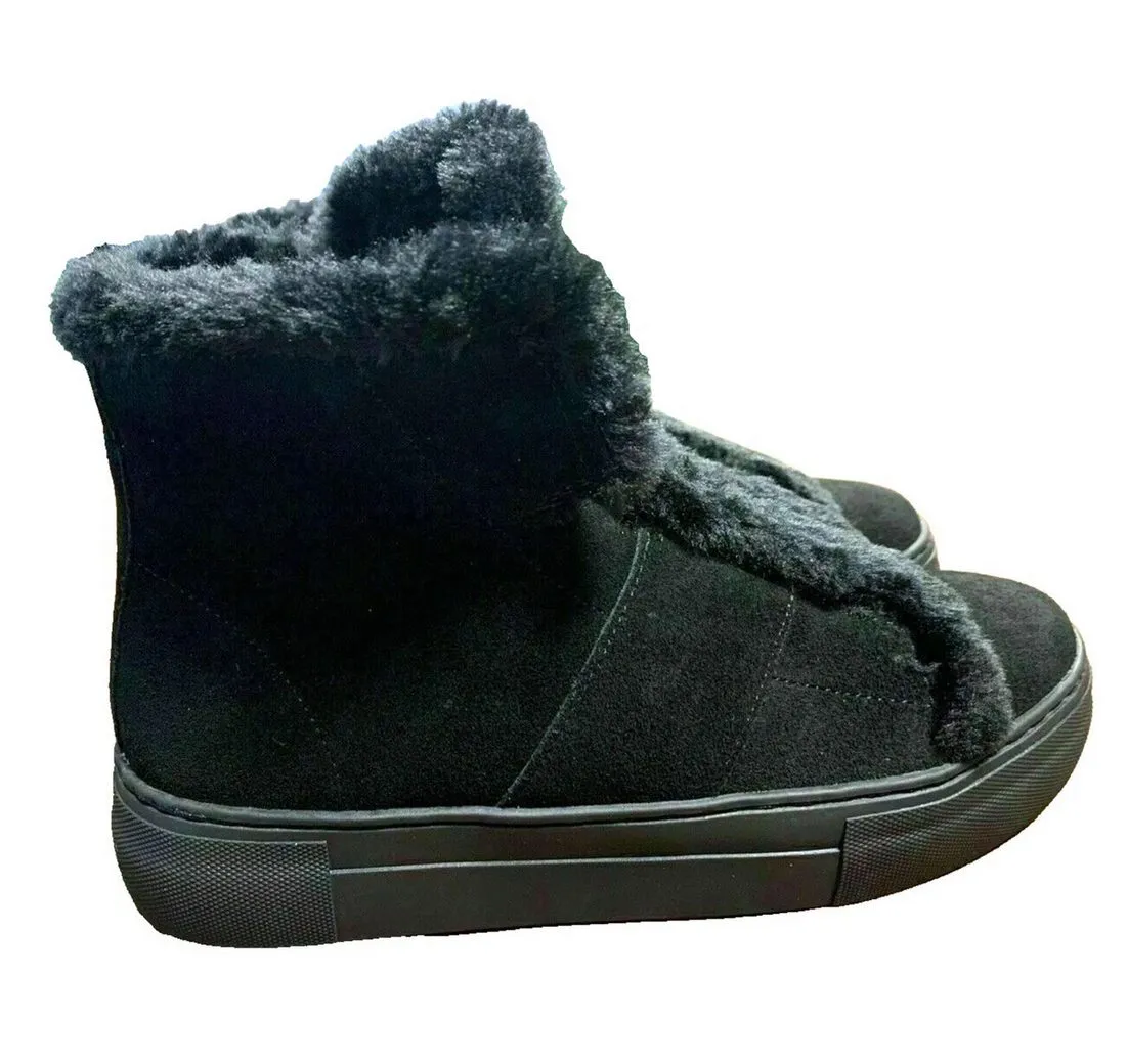 DKNY Donna Karan mit Faux-Futter City-Style trifft auf Winterkomfort Sneakerboots Ein stylisches Statement für kalte Tage