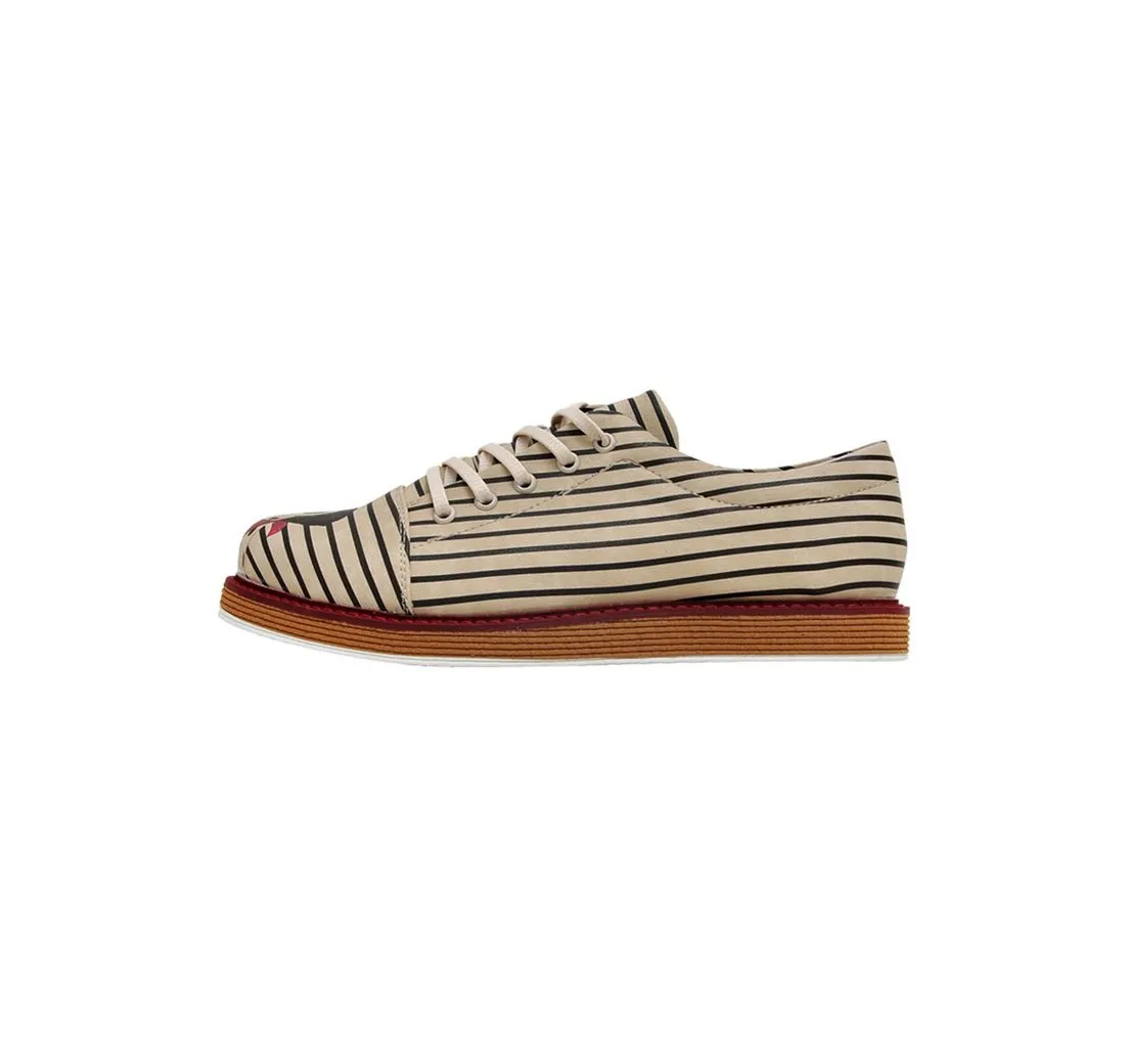 DOGO Broke's Halbschuhe Dalmatian Damen Halbschuhe Sneaker Handgefertigt
