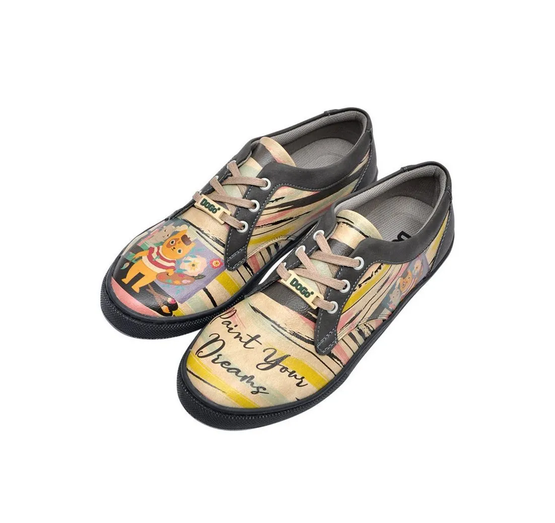 DOGO Cord Paint Your Dreams Damen Sneaker / Female Sneaker Vegan