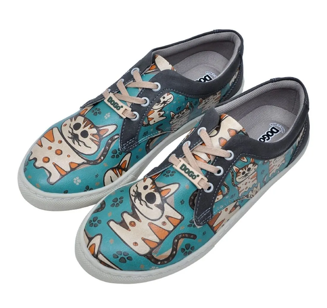 DOGO Cord Tabby Cats Damen Sneaker / Female Sneaker Vegan