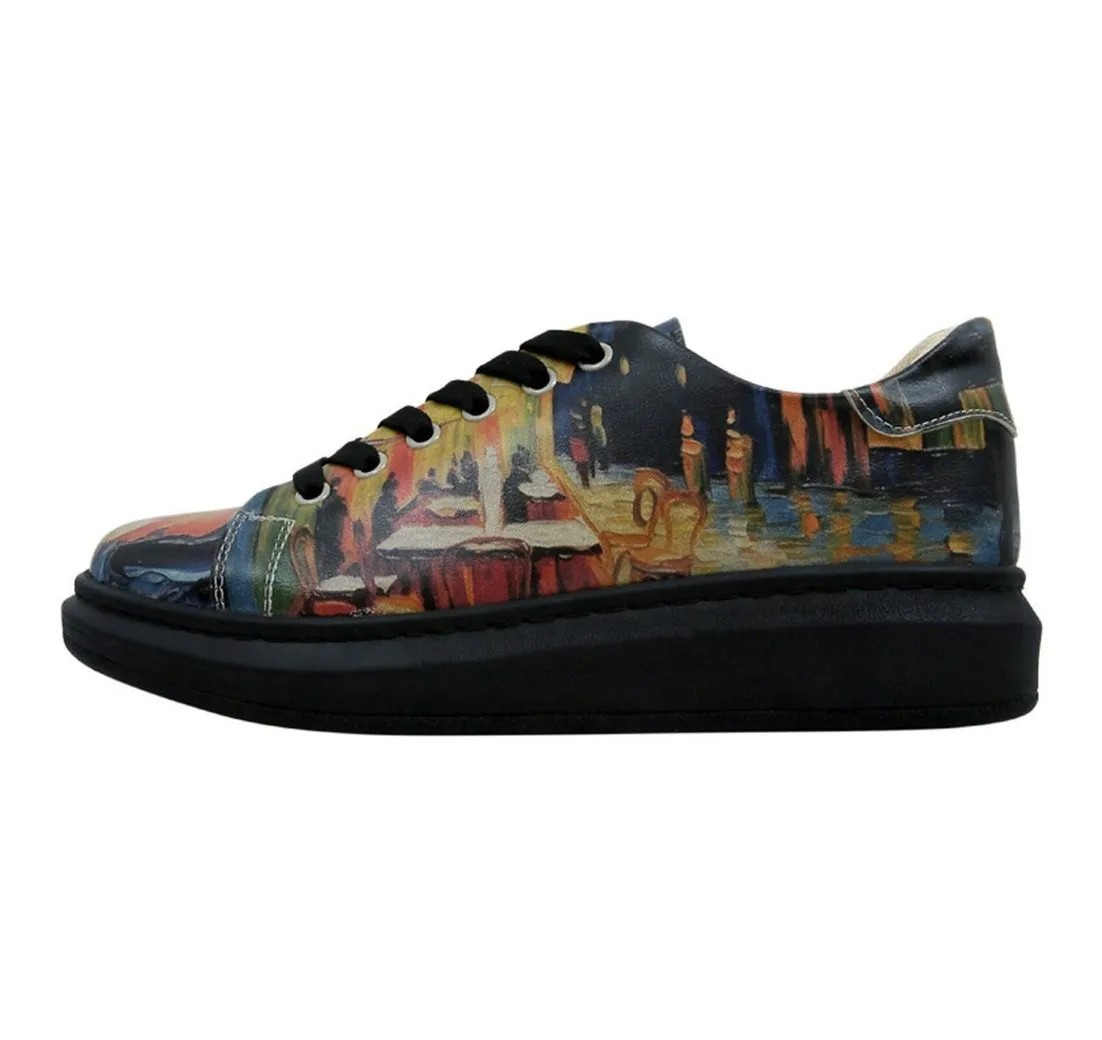 DOGO Damen Myra Pastel Night Vegan Damen Sneaker / Female Plateausneaker Vegan