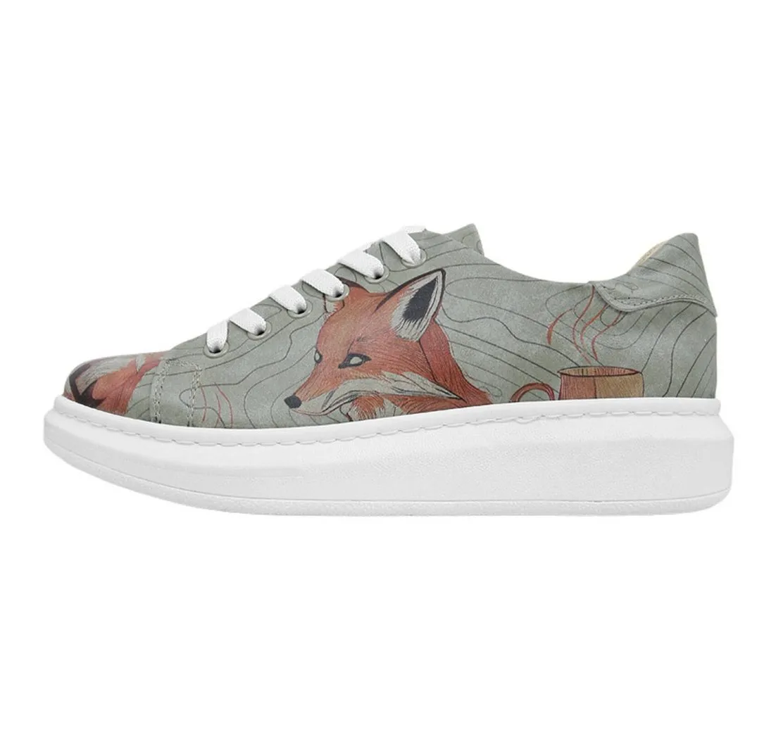 DOGO Myra Bear With A Balloon Damen Sneaker / Female Plateausneaker Vegan