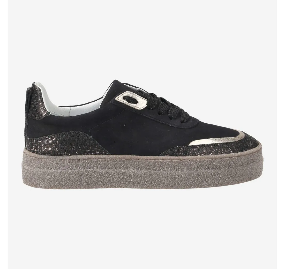 DONNA CAROLINA Donna Carolina MAYA DUDE NERO 52.670.111, Sneaker, Schwarz, Damen Sneaker
