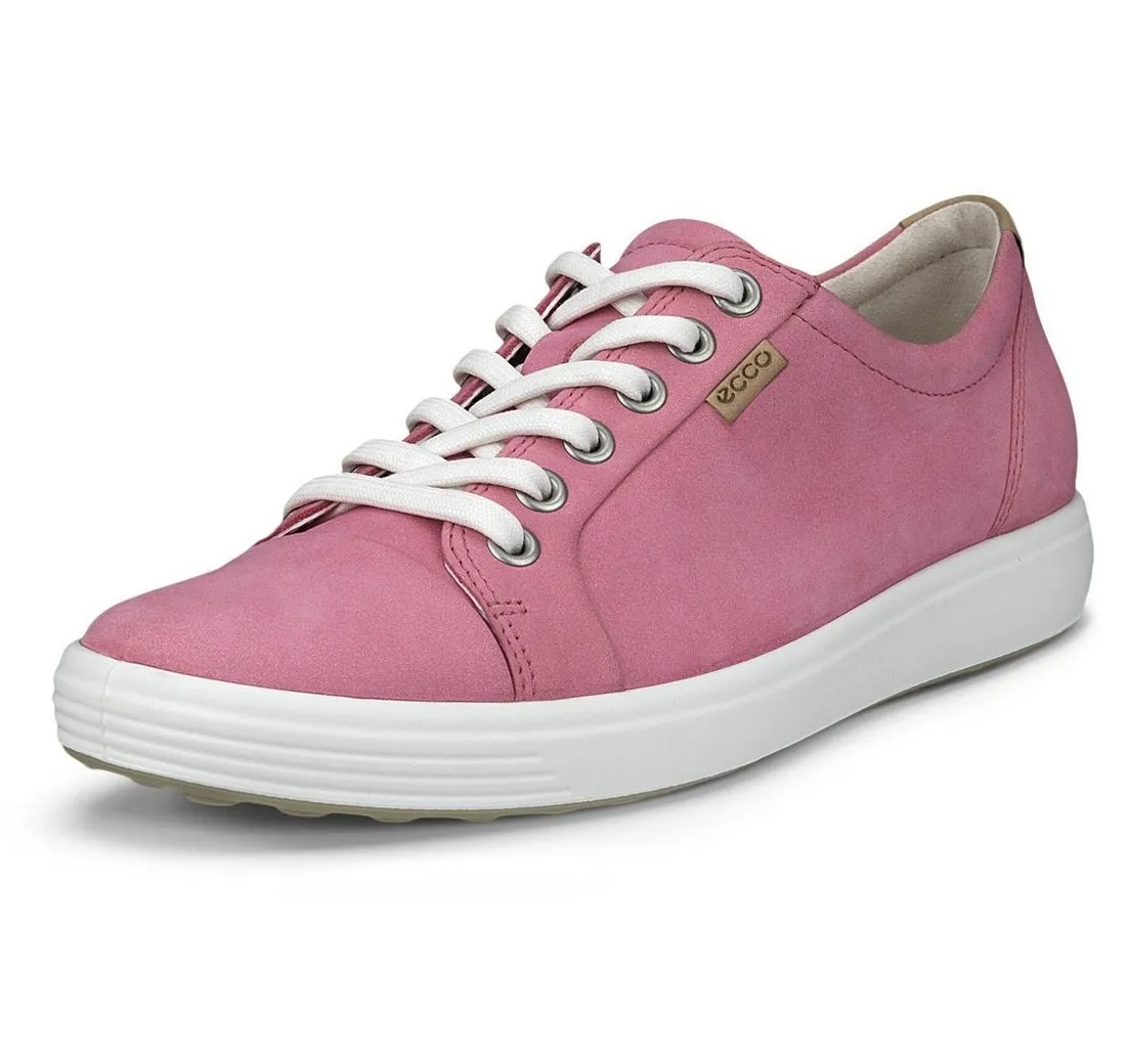 ECCO SOFT 7 W Sneaker mit Label, Freizeitschuh, Halbschuh, Schnürschuh, schmale Form