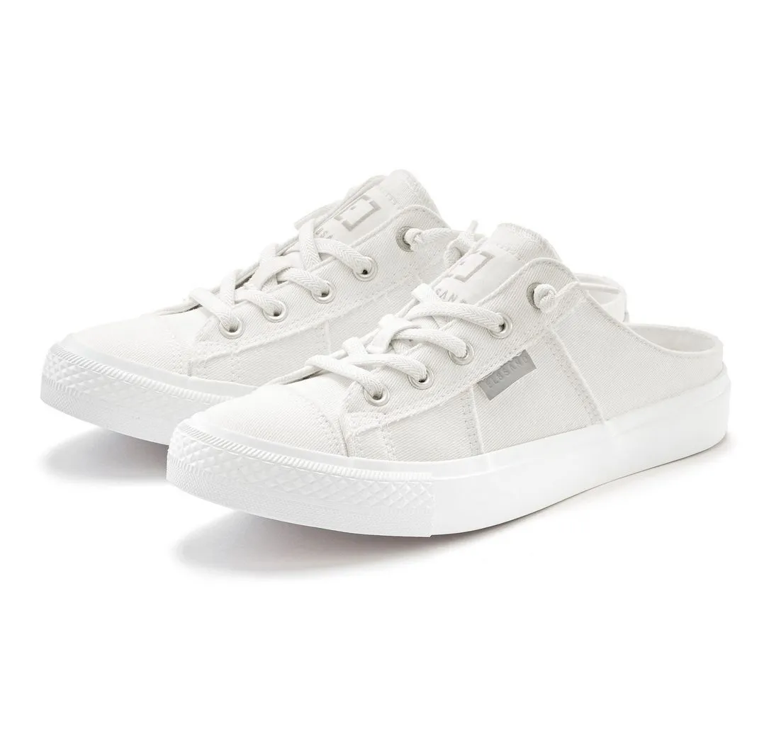 ELBSAND Sabot, Clog, Freizeitschuh, Halbschuh, Stoffschuh, Sneaker zum Reinschlüpfen Unisex VEGAN