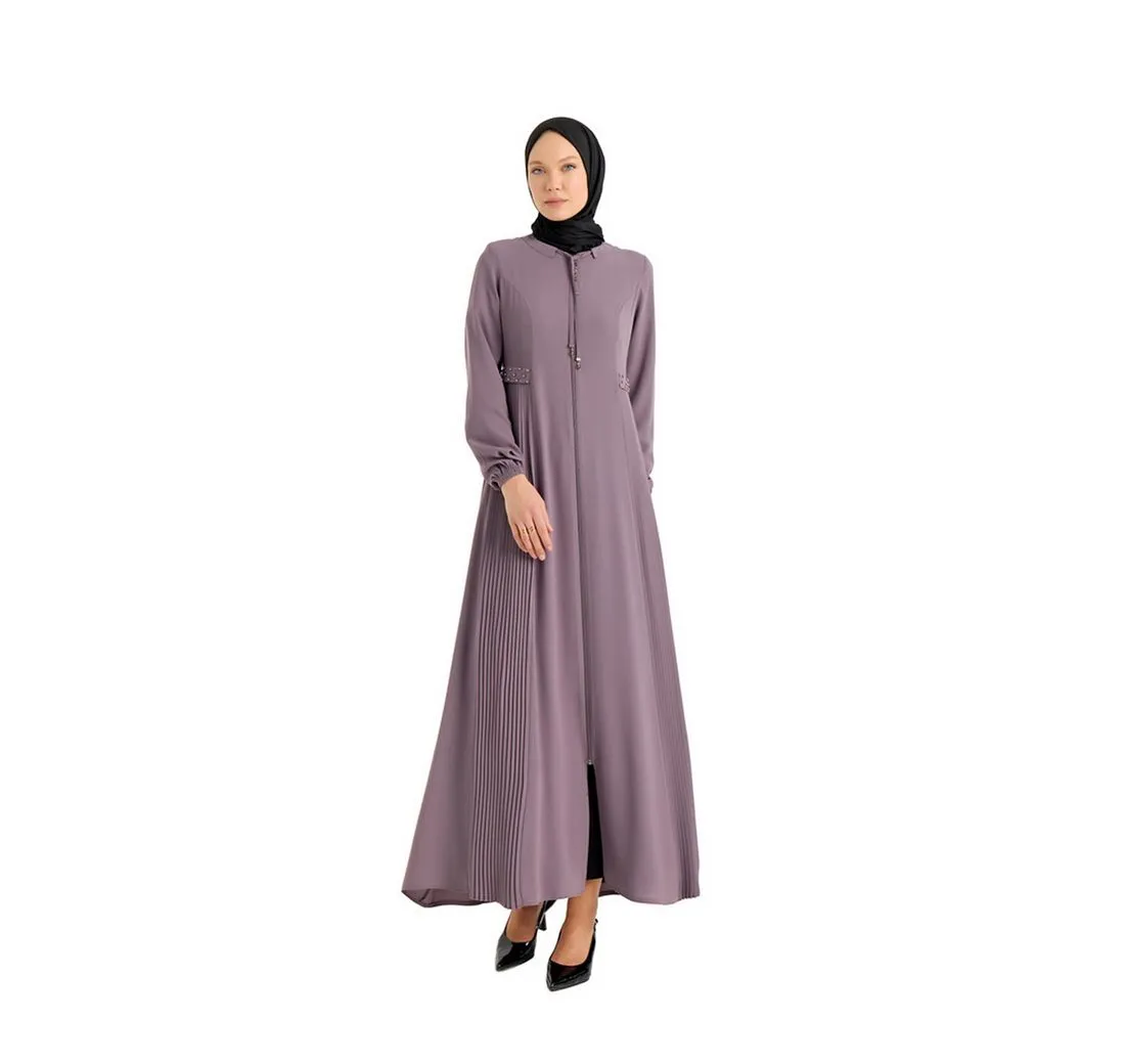 ELYANUR Maxikleid Hochwertige erweiterte Abaya