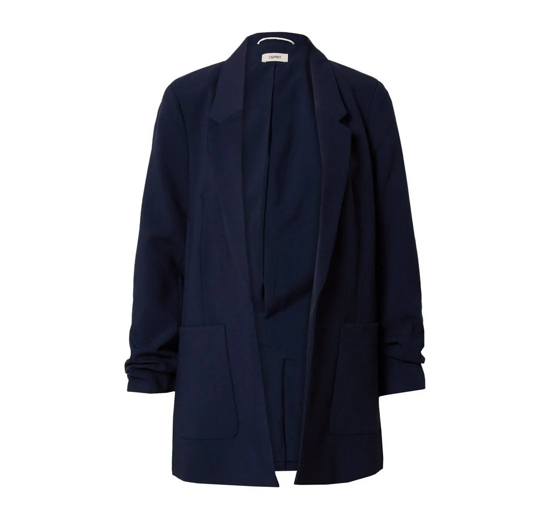 ESPRIT Kurzblazer (1-tlg) Drapiert/gerafft