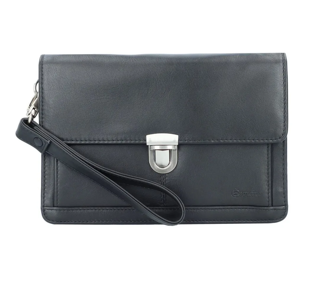 Esquire Handgelenktasche Oxford, Leder