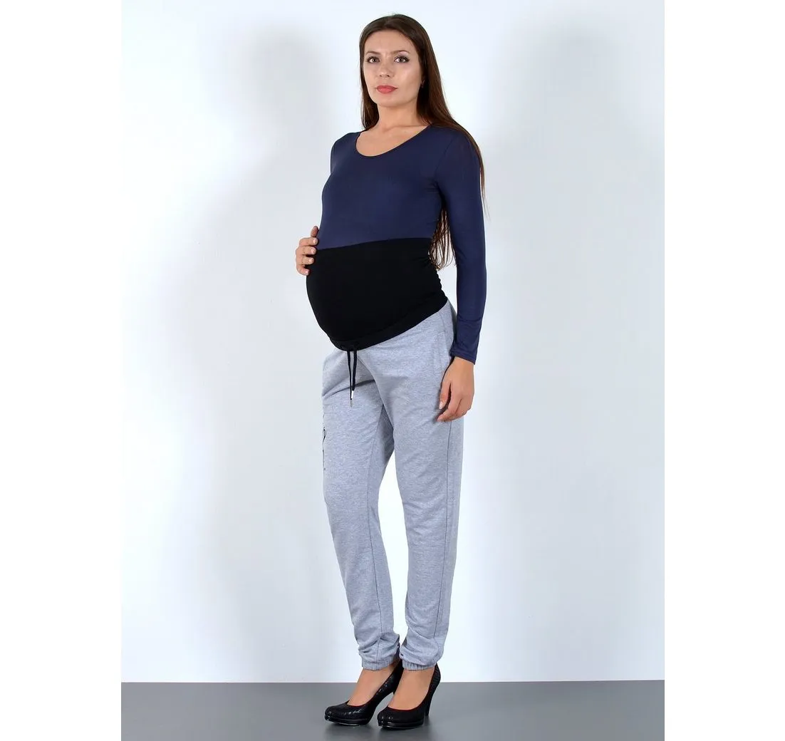ESRA Stretch-Umstandshose Damen Schwangerschaftshose Umstandshose J480-Umstand Umstandsmode Hose Damen Schwangerschaftshose Damen Umstandjeans