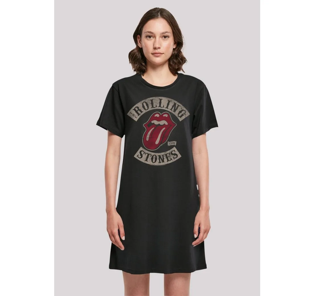 F4NT4STIC Shirtkleid The Rolling Stones Tour '78 Vector Premium Qualität