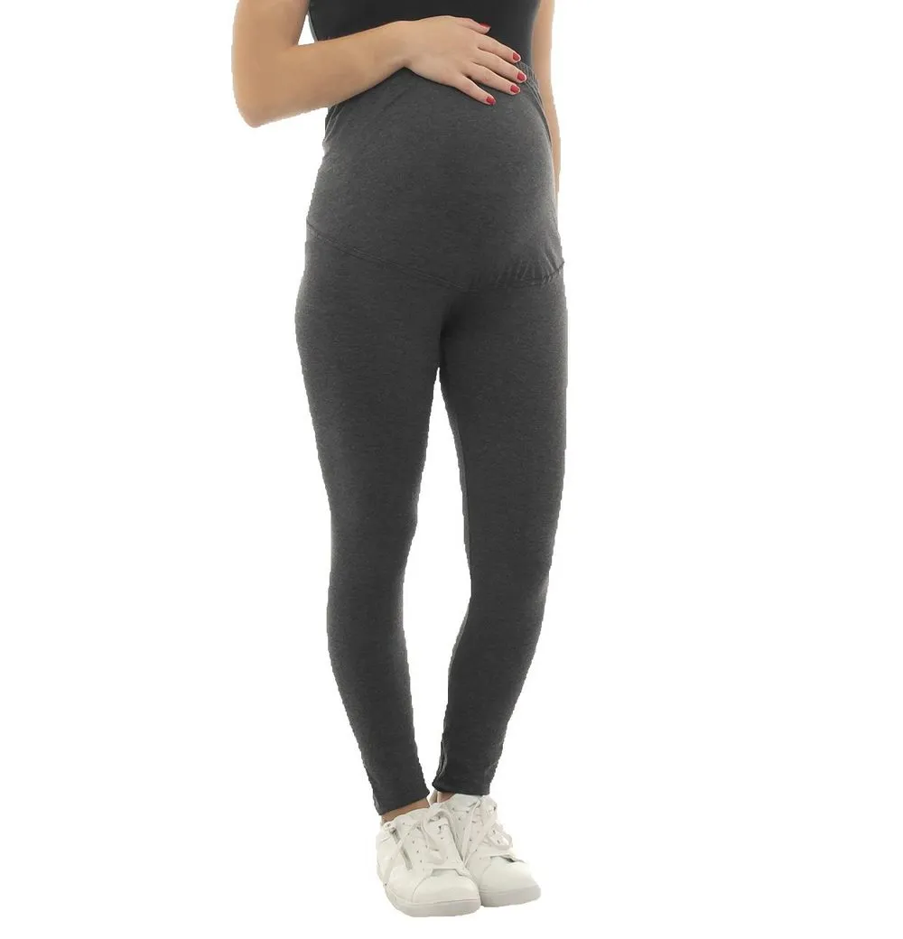 F&K-MODE Umstandsleggings Umstand Hose Leggings lang Baumwolle
