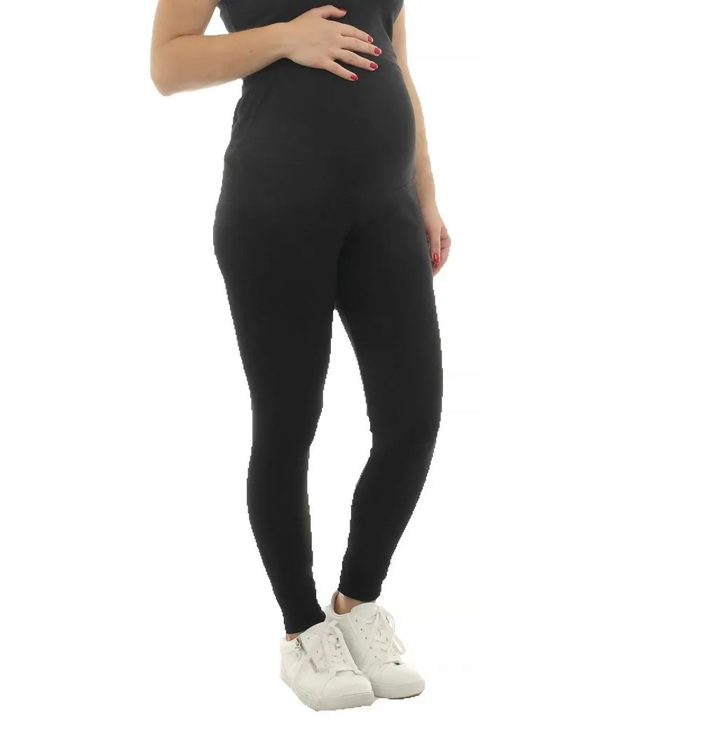 F&K-MODE Umstandsleggings Umstand Leggings Thermo Fleece innen Hose lang