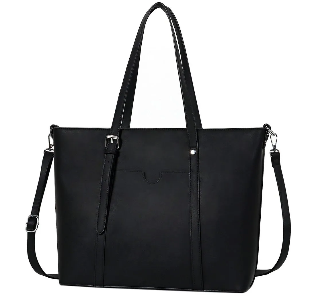 Fassiona Handtasche Handtasche Damen Shopper Damen Groß Wasserdicht Laptop Tasche Damen, 15.6 Zoll Arbeitstasche Umhängetasche für Business Arbeit Büro Schule