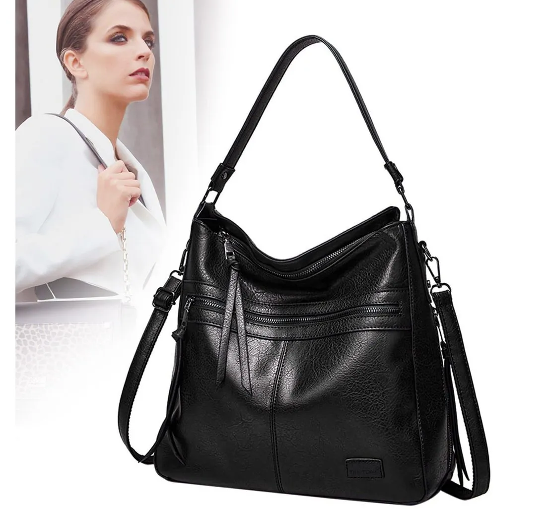 Fassiona Schultertasche Damen Schultertasche Groß Shopper Handtasche, Synthetisches-Lederhandtasche Umhängetasche Damen Taschen