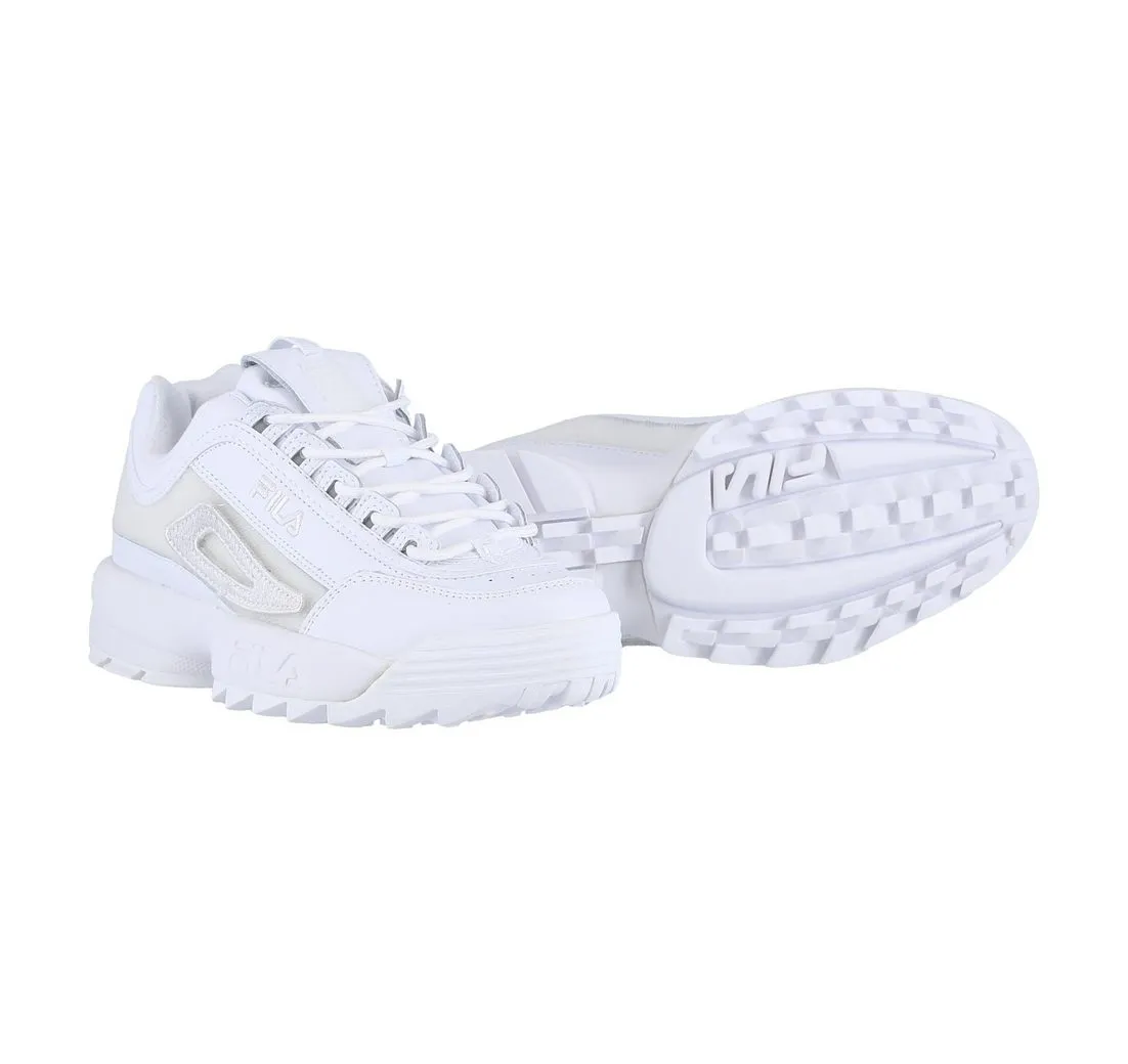 FILA Disruptor II Patches weiss Damen Sneaker