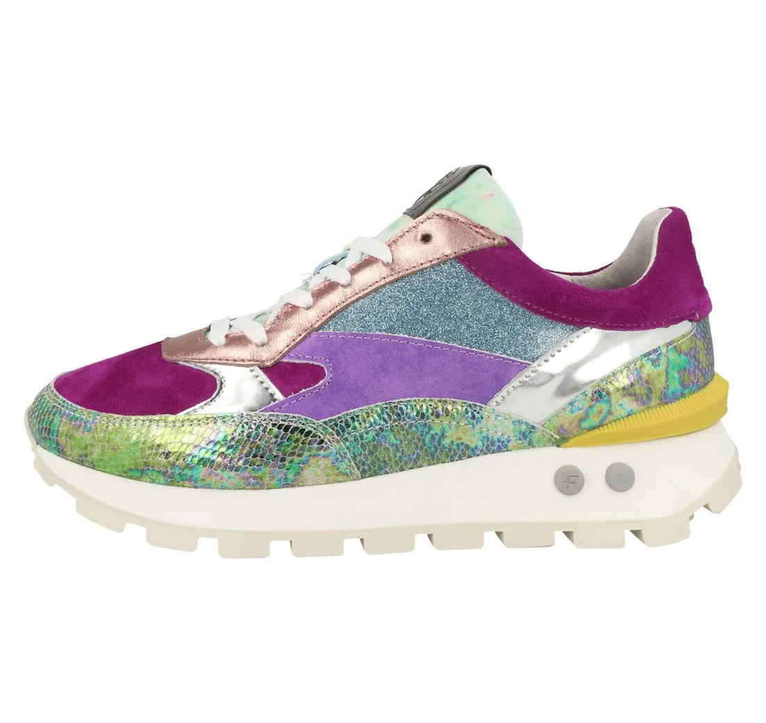 FLORIS VAN BOMMEL Blokki 04.13 Damen Sneaker Turnschuhe, Sportschuhe, Freizeitschuhe, Halbschuhe, Schnürschuhe
