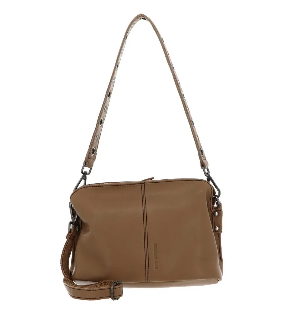 FREDsBRUDER Schultertasche Shoulderbag, aus echtem Leder