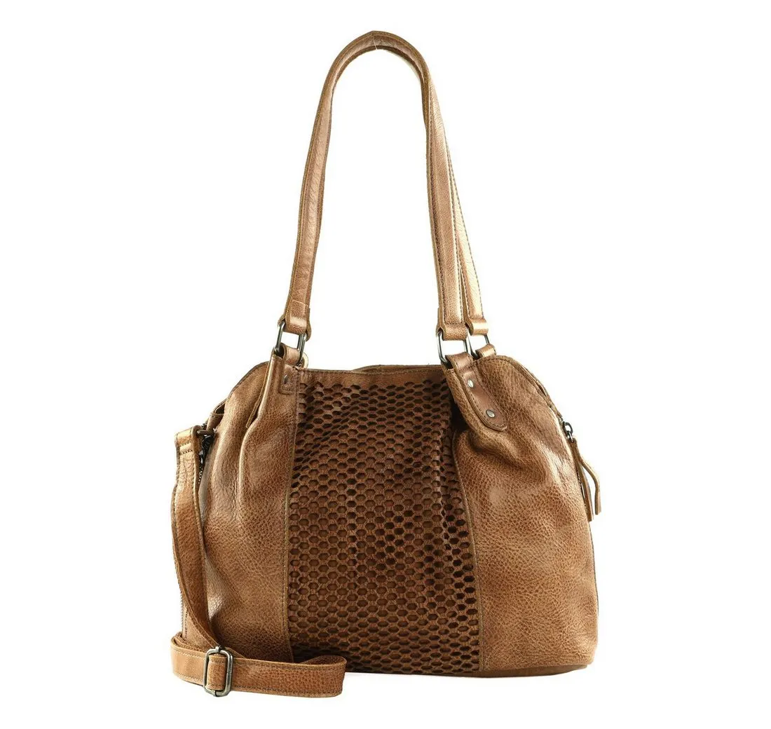 FREDsBRUDER Schultertasche Shoulderbag, aus echtem Leder