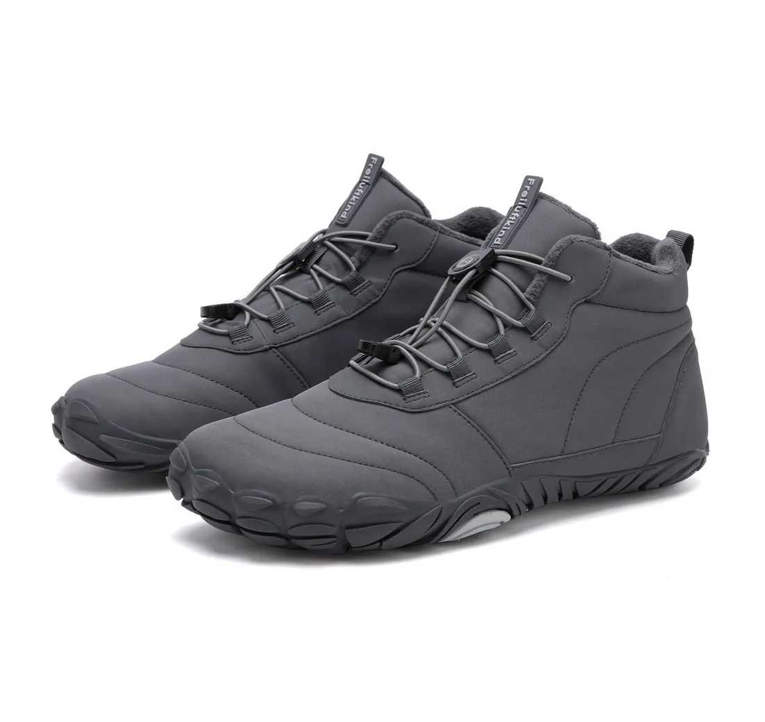FREILUFTKIND Das Original - Kepler Barfußschuhe – warm gefüttert Sneaker Schnellverschluss