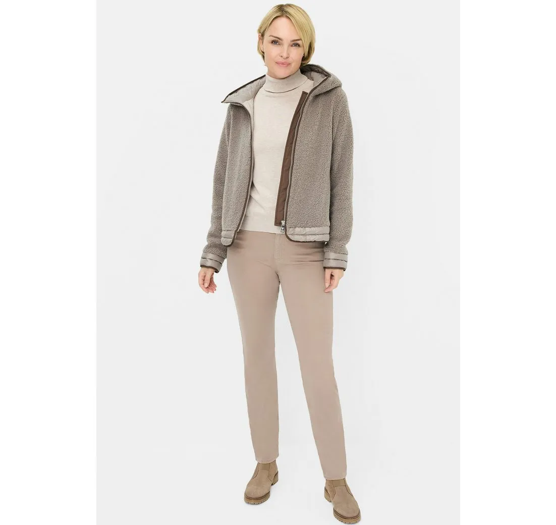 FUCHS SCHMITT Plüschjacke mit Kapuze