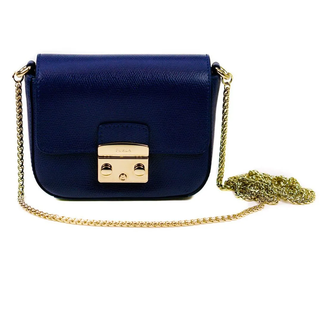 Furla Handtasche Furla Mini Metropolis Blau 00791298